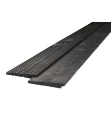 Pot lid plank Black sprayed 1.1-2.2x19.5 cm.