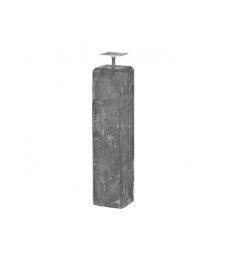 Betonpoer Anthracite 15x15x60 cm. Excl. height adjustment.