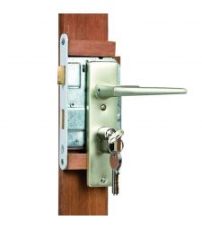 Eindplank hardhout tuindeur 1.4x8.5x180 cm. Incl. slot. t.b.v. solide deur. 