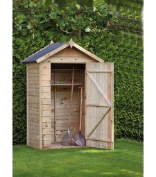 Garden Cabinet Drenthe B130xD80xH214-180 cm.