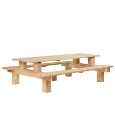 Picknicktafel Douglas L250xB180xH75 cm.