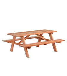 Picknicktafel Hardhout Comfort L180xB160xH75 cm.