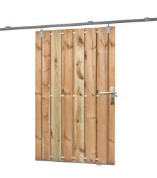 Schuifdeur B130xH195 cm. Incl. rail en bevestigingsmaterialen. Diverse houtsoorten.