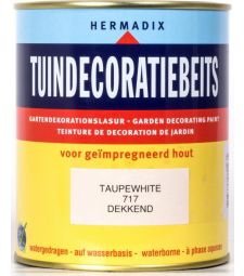 Tuindecoratiebeits Taupe-White Dekkend.