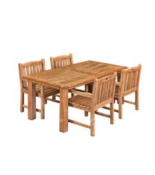 Garden Table Modern Teak L250xW100xH78 cm.