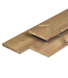 Thermo Wood Tuinplank 1.8x14 cm.