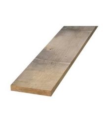 Eiken plank fijnbezaagd 2.2x20x300 cm. Rustiek. 