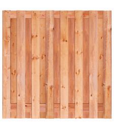 Tuinscherm Red Class Wood 15 planks Marrakesh 180x180cm