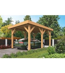 DHZ Carport Sloten Lariks/Douglas