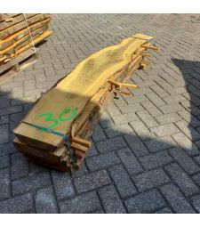 Log leaf American oak 5.0x23-32x185 cm. 