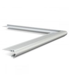 Buitenhoek daktrim kraal aluminium 26 mm x 40 mm, lengte 400 mm