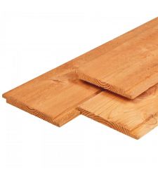 Red Class Wood wisselsponning 1.8x19.5x400cm 1 kant geschaafd, 1 ruw
