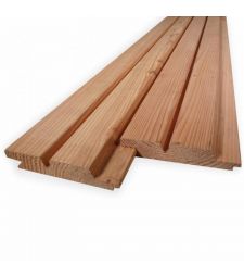 Douglas 2.1x14.5x300 cm. dubbel Rhombusprofiel