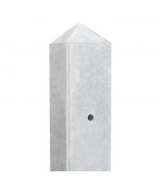 BertonÂ©-post white/grey T-post Gully, diamond head 10x10x280cm screen 150