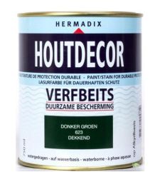 Houtdecor Donker-Groen Dekkend