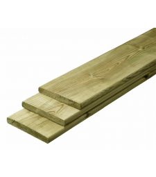 Tuinplank geimpregneerd Grenen 1.6x14 cm.