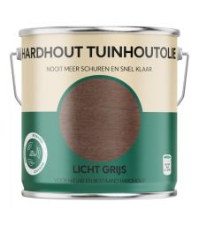 Bio-Based Olie. Hardhout Tuinhoutolie. Licht Grijs. 2500ML
