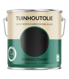 Bio-Based Olie. Tuinhout. Donker Zwart. 2500ML