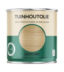 Bio-Based Olie. Tuinhout. Licht Wit. 750ML