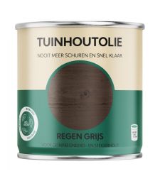 Bio-Based Olie. Tuinhoutolie. Regen Grijs. 750ML