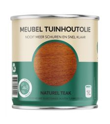 Bio-Based Olie. Meubel Tuinhoutolie. Naturel Teak. 750ML