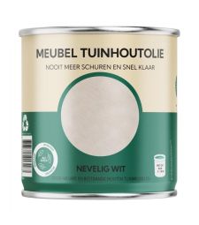 Bio-Based Olie. Meubel Tuinhoutolie. Nevelig Wit. 750ML