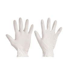 Flocx wegwerphandschoen latex maat l 10st
