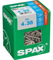 SPAX T-STAR plus A2 roestvrij 4x35 L 150 stuks