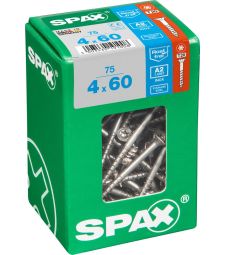 SPAX T-STAR plus A2 roestvrij 4x60 L 75 stuks
