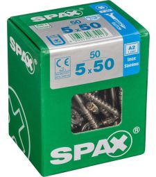 SPAX T-STAR plus A2 roestvrij 5x50 L 50 stuks