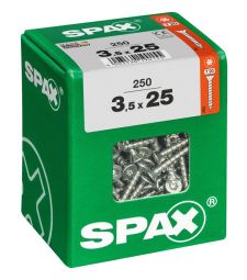 SPAX T-STAR plus WIROX 3,5x25 L 250 stuks
