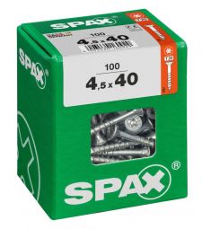 SPAX T-STAR plus WIROX 4,5x40 L 100 stuks