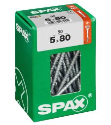 SPAX T-STAR plus WIROX 5x80 L 50 stuks