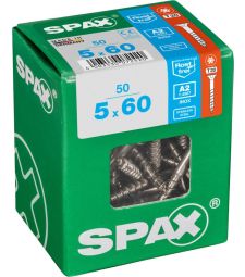 SPAX T-STAR plus A2 roestvrij 5x60 L 50 stuks