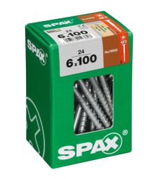 SPAX HI.FORCE WIROX 6x100 L 24 stuks