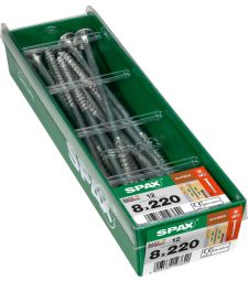 SPAX HI.FORCE WIROX 8x220 STK 12 stuks