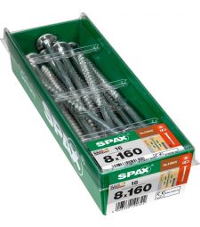 SPAX HI.FORCE WIROX 8x160 BOX 50 stuks