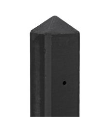 Berton©-paal Schelde Gecoat Tussen antraciet, diamantkop 8,5x8,5x277