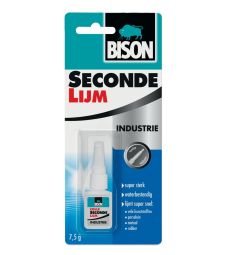 Bison secondelijm industrie -7,5gr/flacon kaart