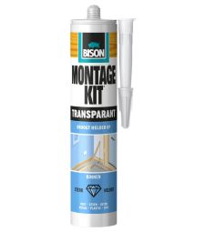 Bison montagekit transparant -310ml/koker