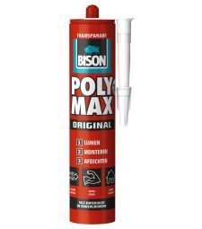 Bison polymax original transparant -300ml/koker