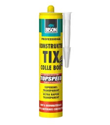 Bison konstructie tix topspeed transparant -325gr/koker