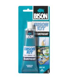 Bison kit transparant -100ml/tube kaart