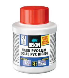 Bison hard pvc lijm -100ml/flacon + kwastje