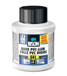 Bison hard pvc lijm gel -250ml/flacon + applicator