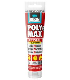 Bison polymax crystal express transparant -115gr/hangtube