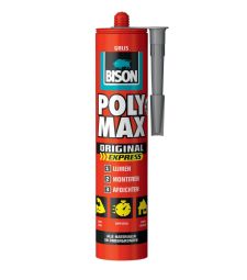 Bison polymax express grijs -425gr/koker