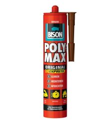 Bison polymax express bruin -425gr/koker