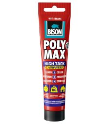 Bison polymax high tack express 165 g wit Tube