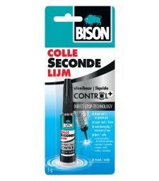 Bison secondelijm repair control vloeibaar 5 g tube kaart